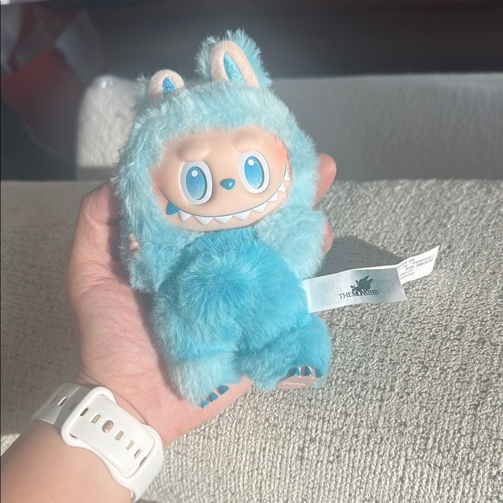 Labubu big into energy blue hope